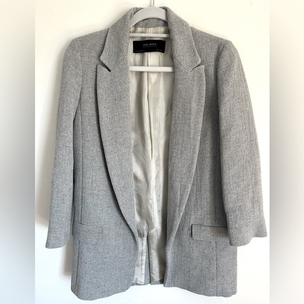 Zara Gray Blazer XS